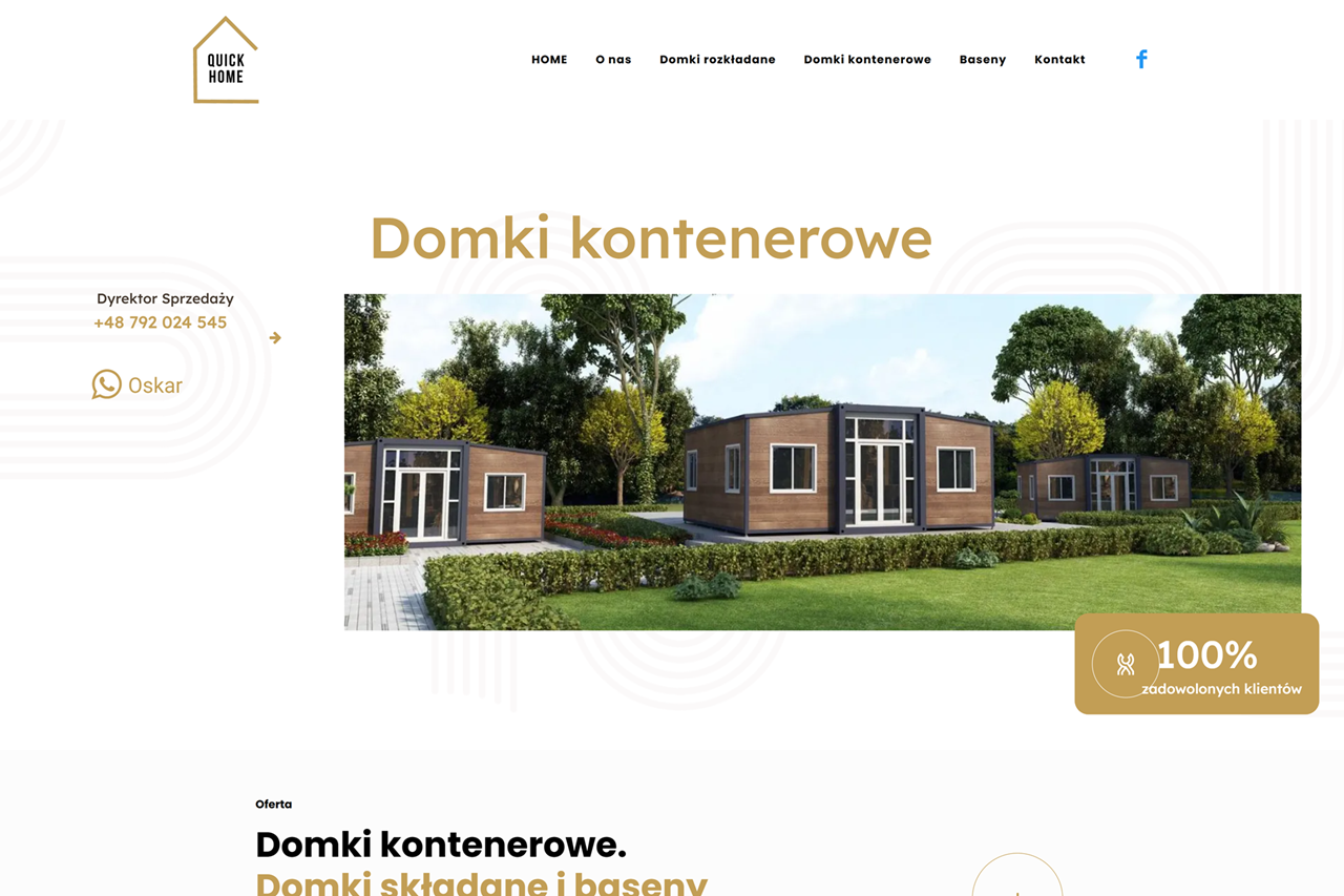 Logo firmy QUICK HOME - Domki kontenerowe