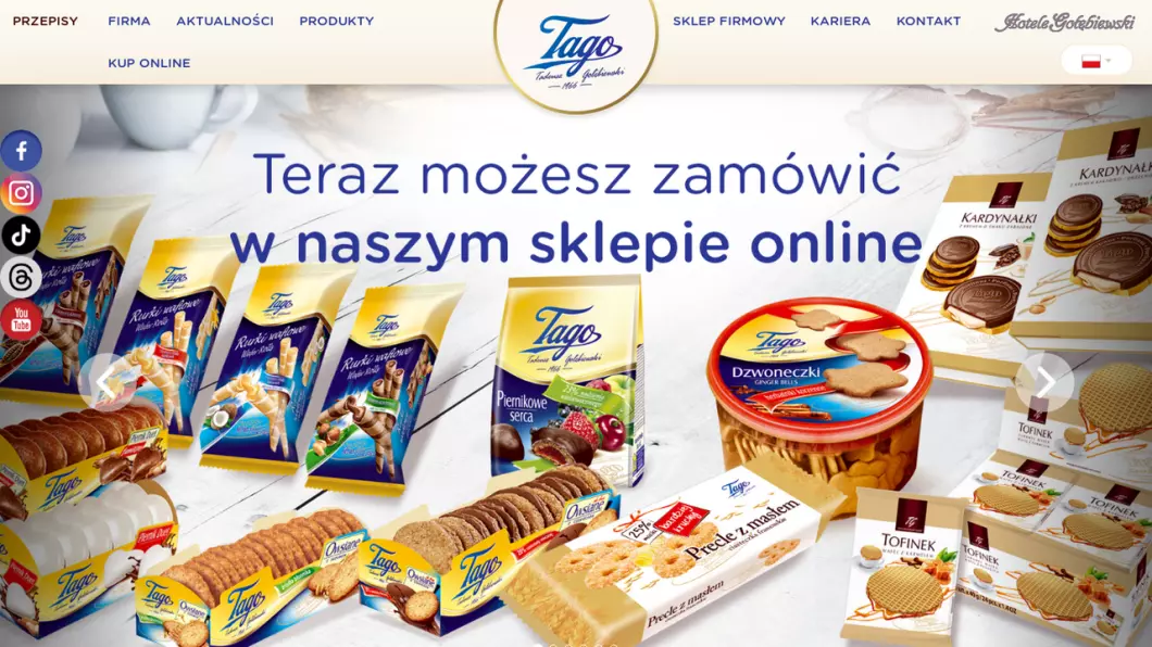 Zrzut ekranu strony