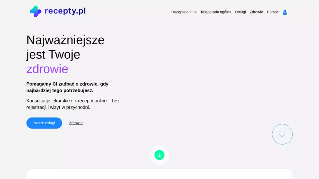 Zrzut ekranu strony