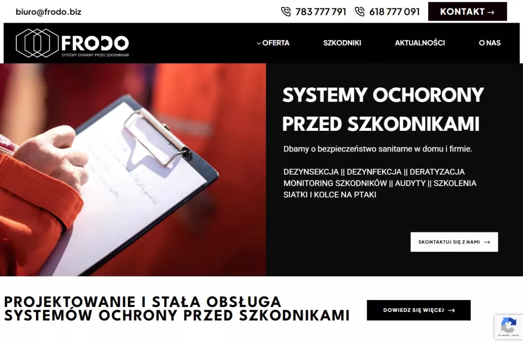 Zrzut ekranu strony