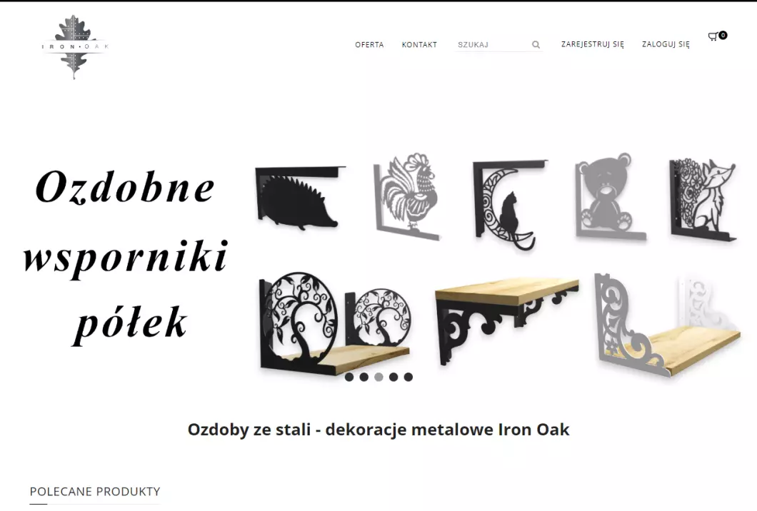Zrzut ekranu strony