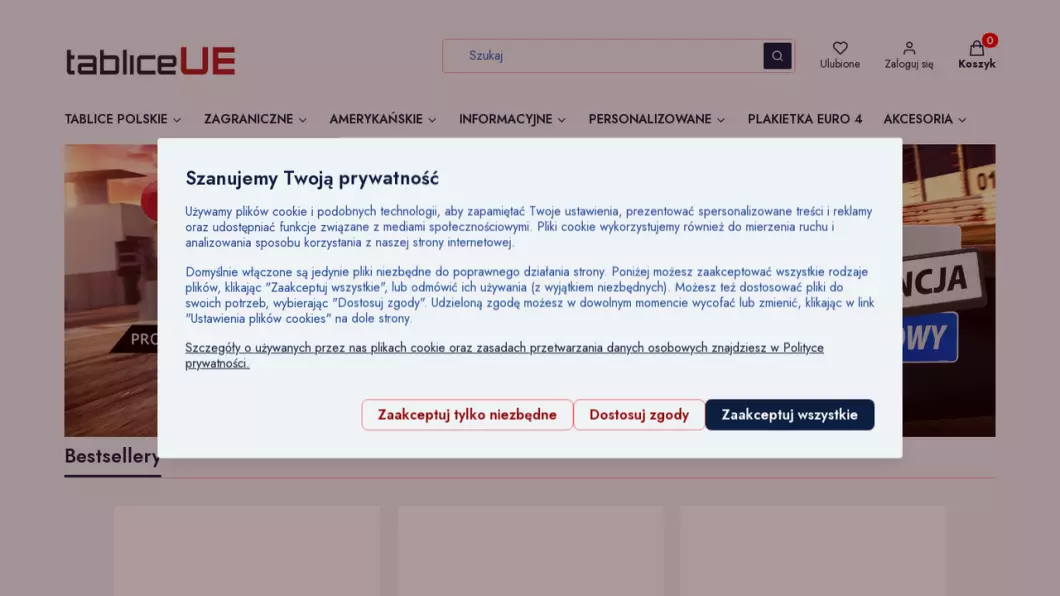 Zrzut ekranu strony