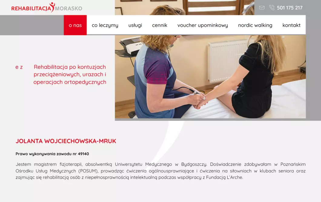 Zrzut ekranu strony