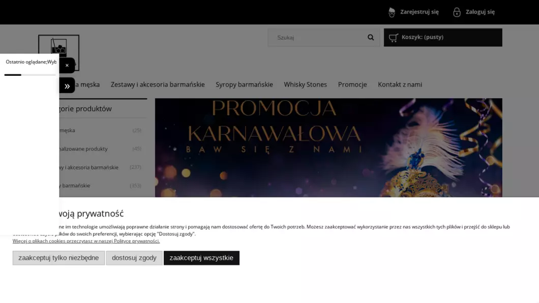 Zrzut ekranu strony