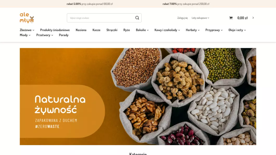 Zrzut ekranu strony