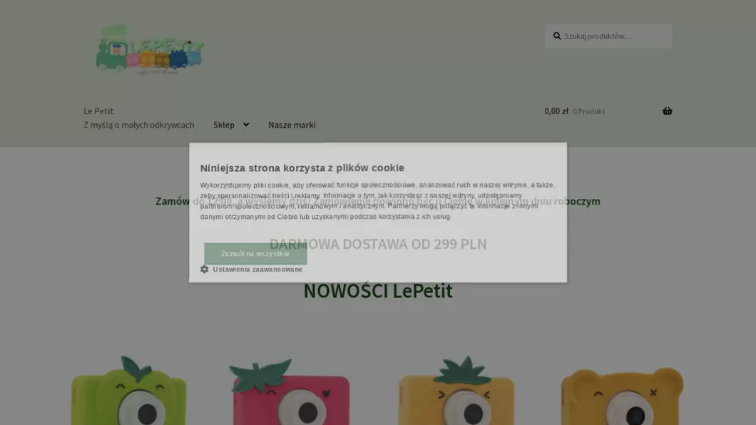 Zrzut ekranu strony