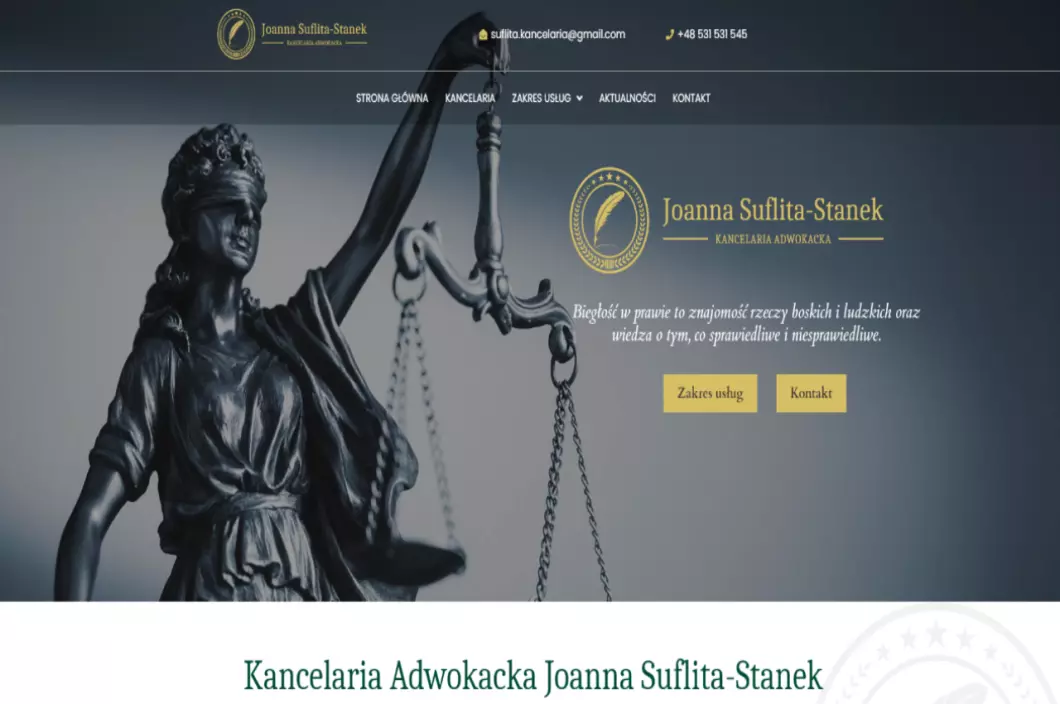 Zrzut ekranu strony